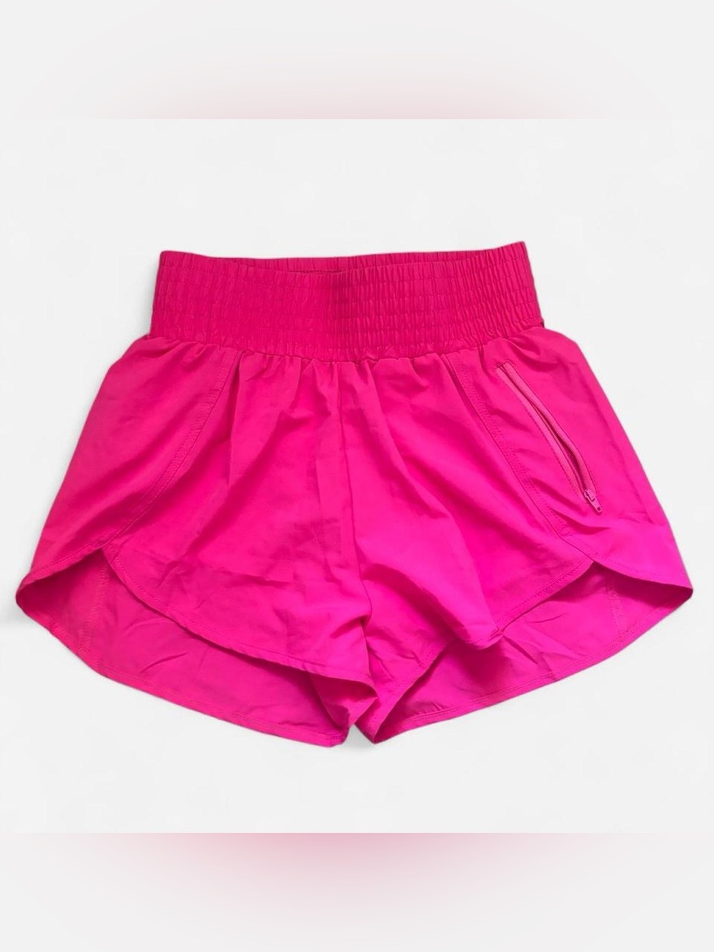 Hot Pink Flowy Shorts - Size S